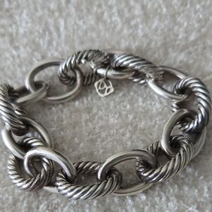 DAVID YURMAN Sterling Silver Classic Oval Chain Bracelet